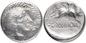 Southwestern Slovakia (Bratislava 75-1 BC), Boii, Celts, Hexadrachm, NONNOS (SONNON) type VERY RARE! Bratislava / Pressburg, Silver 17,26g, 26 mm, Ag,...