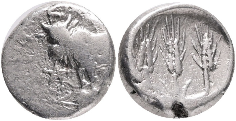 BITHYNIA. Kalchedon. 366-340 BC. AR Hemidrachm . Obv: KAΛ. Forepart of bull left...