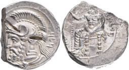 CILICIA, Tarsos. Pharnabazos,( Circa 413-387 BC). Satrap of Hellespontine Phrygia, Struck 379-374 BC.AR stater. Obv: 'BLTRZ' in Aramaic right, Baaltar...