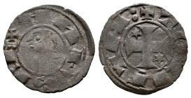 Reino de Castilla y León. Alfonso I de Aragón (1109-1126). Dinero. Toledo. (Bautista-40.11). (Abm-23.4 var). Rev.: + TOLLETA : . Ve. 0,76 g. MBC-/MBC....
