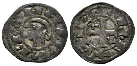 Reino de Castilla y León. Alfonso I de Aragón (1109-1126). Dinero. Toledo. (Bautista-40.19). (Abm-25.2 var.). Rev.: + (Creciente) TOLLETA. Ve. 0,66 g....