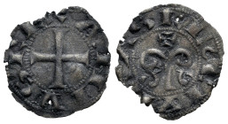 Reino de Castilla y León. Alfonso VII (1126-1157). Dinero. León. (Bautista-148). (Imperatrix-A7:18.1). Anv.: + ANFVS REX. Rev.: LEO CIVITAS. Ve. 0,55 ...