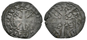 Reino de Castilla y León. Alfonso IX (1188-1230). Dinero. Sin marca de ceca. (Bautista-240). Ve. 0,69 g. MBC/MBC-. Est...50,00. 

English descriptio...