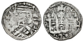 Reino de Castilla y León. Alfonso VIII (1158-1214). Dinero. (Bautista-312). Ve. 0,77 g. Estrellas sobre el castillo. MBC-. Est...50,00. 

English de...