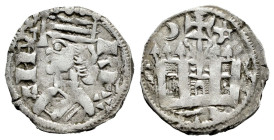 Reino de Castilla y León. Alfonso VIII (1158-1214). Dinero. (Bautista-322). Ve. 0,99 g. Creciente y estrella sobre el castillo. MBC+. Est...60,00. 
...
