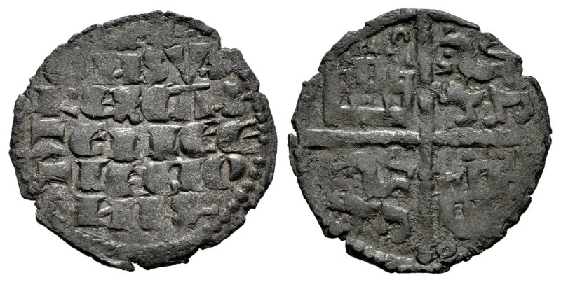 Reino de Castilla y León. Alfonso X (1252-1284). Dinero de seis líneas. (Bautist...