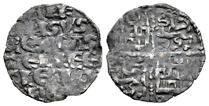 Reino de Castilla y León. Alfonso X (1252-1284). Dinero de seis líneas. (Bautist...