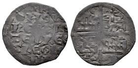 Reino de Castilla y León. Alfonso X (1252-1284). Dinero de seis líneas. ¿Córdoba?. (Bautista-375). (Abm-229). Ve. 0,77 g. C en el 1º cuadrante. Escasa...