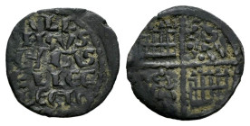 Reino de Castilla y León. Alfonso X (1252-1284). Óbolo de seis líneas. Sin ceca. (Bautista-381). Ve. 0,41 g. MBC+. Est...60,00. 

English descriptio...