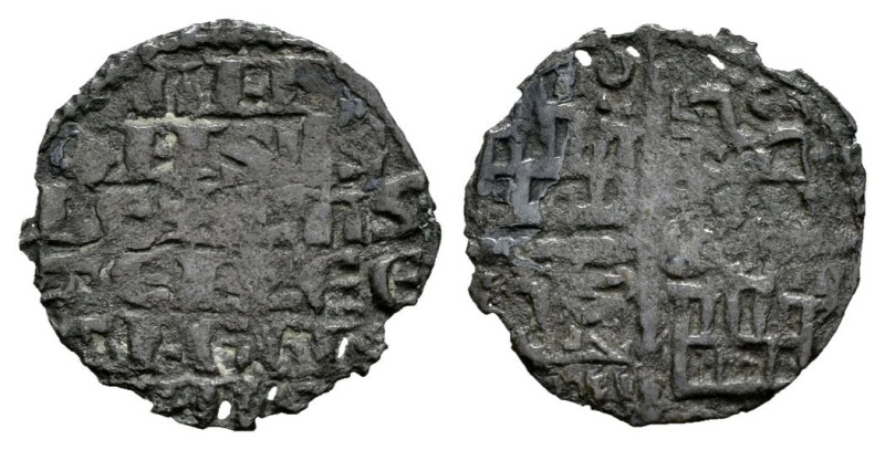 Reino de Castilla y León. Alfonso X (1252-1284). Óbolo de seis líneas. (Bautista...