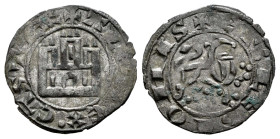 Reino de Castilla y León. Alfonso X (1252-1284). Maravedí prieto. Sin ceca. (Bautista-389). Ve. 0,77 g. MBC/MBC+. Est...50,00. 

English description...