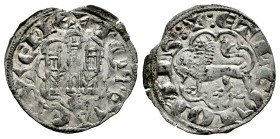 Reino de Castilla y León. Alfonso X (1252-1284). Novén. Coruña. (Bautista-395). Anv.: + MONETA CASTELLE. Rev.: + : ET LEGIONIS : . Ve. 0,75 g. Venera ...