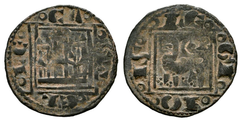 Reino de Castilla y León. Alfonso X (1252-1284). Óbolo. Burgos. (Bautista-410.10...