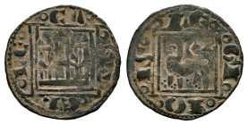 Reino de Castilla y León. Alfonso X (1252-1284). Óbolo. Burgos. (Bautista-410.10). (Abm-281,3). Rev.: oLEo / oGIo / oIOo / oISo. Ve. 9,73 g. B en la c...