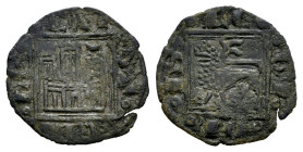 Reino de Castilla y León. Alfonso X (1252-1284). Óbolo. (Bautista-418). Ve. 0,42 g. Creciente sobre la torre derecha. BC+/MBC-. Est...30,00. 

Engli...