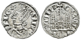 Reino de Castilla y León. Sancho IV (1284-1295). Cornado. Burgos. (Bautista-427). Ve. 0,80 g. B y estrella sobre las torres del castillo. Buen ejempla...