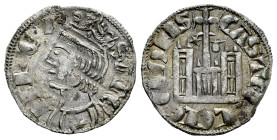 Reino de Castilla y León. Sancho IV (1284-1295). Cornado. Coruña. (Bautista-428 var.). Ve. 0,76 g. Estrella y venera sobre el castillo. Punto en la co...