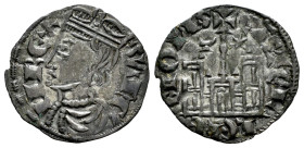 Reino de Castilla y León. Sancho IV (1284-1295). Cornado. Cuenca. (Bautista-429.2). Ve. 0,79 g. Cuenco esquemático y estrella sobre el castillo. Suave...