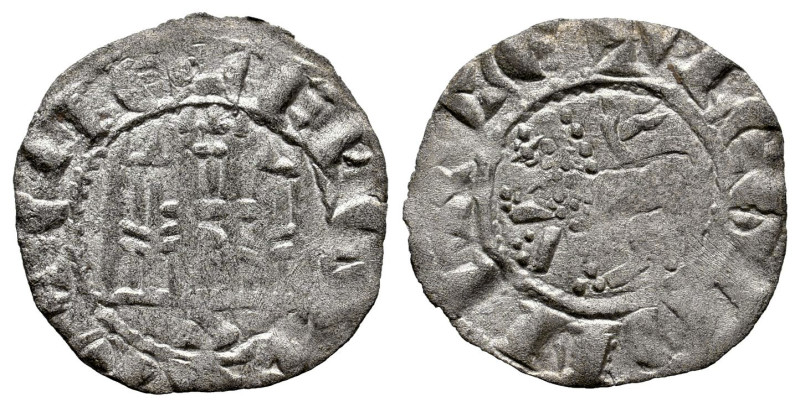 Reino de Castilla y León. Fernando IV (1295-1312). Dinero. Sevilla. (Bautista-45...