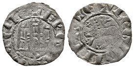 Reino de Castilla y León. Fernando IV (1295-1312). Dinero. Sevilla. (Bautista-456). (Abm-325). Ve. 0,60 g. S bajo el castillo. MBC. Est...20,00. 

E...