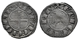 Reino de Castilla y León. Infante Don Juan Manuel, el de Tarifa (1295-1300). Dinero. ¿León?. (Bautista-465 var.). (Imperatrix-IJ:1.5 var). Anv.: + I ....