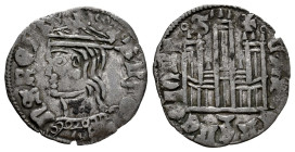 Reino de Castilla y León. Alfonso XI (1312-1350). Cornado. Cuenca. (Bautista-473.4). (Abm-336.3). Ve. 0,79 g. Cuenco bajo el castillo. Cruz al comienz...