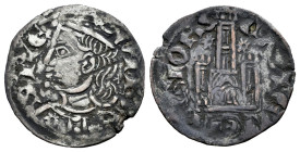 Reino de Castilla y León. Alfonso XI (1312-1350). Cornado. Murcia. (Bautista-476.1). (Imperatrix-A11:2.3, mismo ejemplar). Ve. 0,71 g. Roeles estrella...
