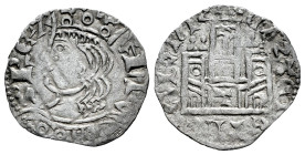 Reino de Castilla y León. Alfonso XI (1312-1350). Cornado. Toledo. (Bautista-478 var.). Anv.: (AL)FO - S REX . Rev.: CAƧTEL / ET LE / GIONIƧ. Ve. 0,71...