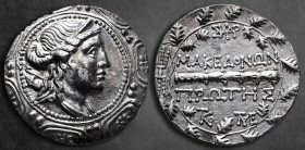 Macedon. Amphipolis circa 167-149 BC. Under Roman Protectorate. Republican period. First Meris. Tetradrachm AR