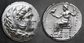 Kings of Macedon. Babylon. Alexander III "the Great" 336-323 BC.  Struck under Stamenes or Archon, circa 324/3 BC. Tetradrachm AR