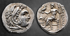 Kings of Macedon. Lampsakos. Alexander III "the Great" 336-323 BC. Drachm AR