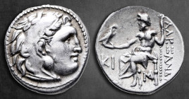 Kings of Macedon. Lampsakos. Alexander III "the Great" 336-323 BC. Struck under Antigonos I Monophthalmos, circa 310-301 BC. Drachm AR