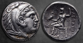 Kings of Macedon. Uncertain mint in Greece or Macedonia. Alexander III "the Great" 336-323 BC. Tetradrachm AR