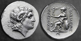 Kings of Thrace. Uncertain mint. Macedonian. Lysimachos circa 305-281 BC. Tetradrachm AR