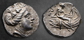 Euboea. Histiaia circa 171-168 BC. Tetrobol AR