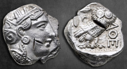Attica. Athens circa 393-294 BC. Tetradrachm AR