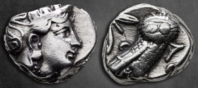 Attica. Athens circa 350-294 BC. Tetradrachm AR