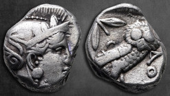 Attica. Athens circa 350-294 BC. Tetradrachm AR
