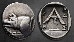 Argolis. Argos circa 90-50 BC. Triobol AR