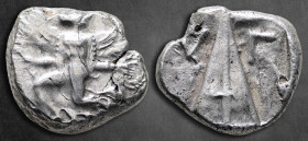 Caria. Kaunos  circa 450-390 BC. Stater AR