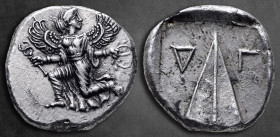 Caria. Kaunos  circa 450-390 BC. Stater AR