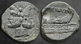 D. Silanus L. F 91 BC. Rome. As Æ