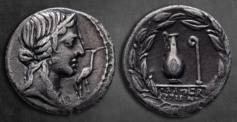 Q. Caecilius Metellus Pius 81 BC. Rome
Denarius AR

18 mm, 3,67 g

Diademed...