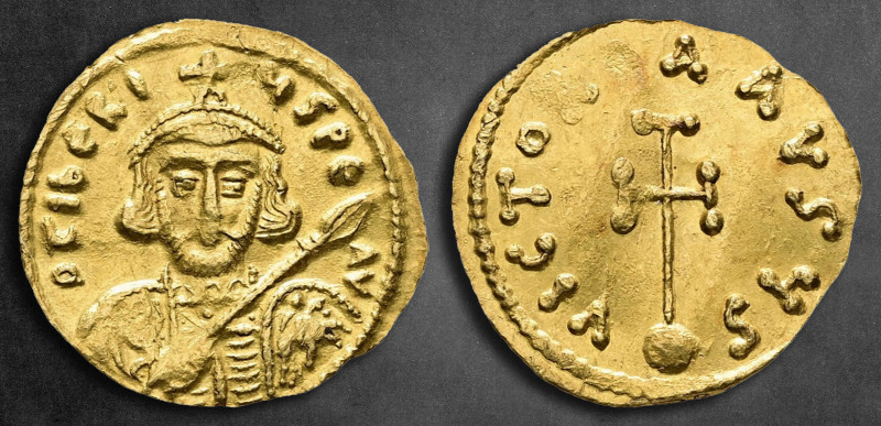 Tiberius III (Apsimar) AD 698-705. Constantinople
Semissis AV

19 mm, 2,12 g...