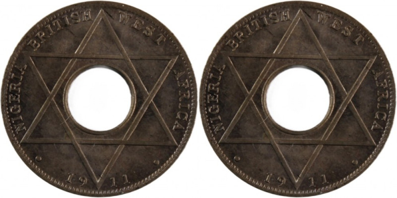 British West Africa 1/10 Penny 1911 George V Copper-nickel KM# 4

Grade: UNC
