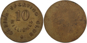 Egypt Gezira Sporting Club 10 Milliemes 1950 Token Uniface