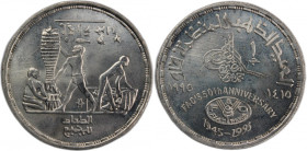 Egypt 1 Pound 1995 (AH1415) F.A.O Silver