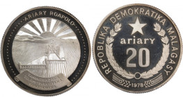 Madagascar 20 Ariary 1978 Silver