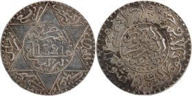 Morocco 1/4 Rial 1903-4 (AH1321) Silver