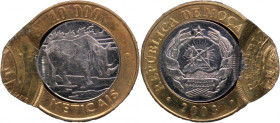 Mozambique 10000 Meticais 2003 Mint Error